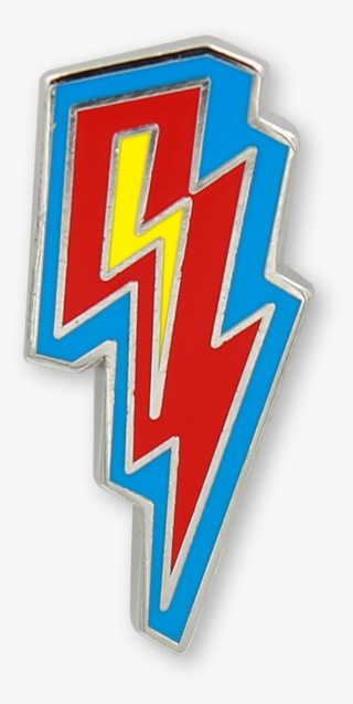 Lighting Bolt Enamel Pin - Parallel