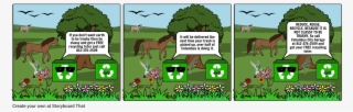 Recycling - Cartoon