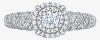 Promezza 14 K White Gold Promezza Engagement Ring - Engagement Ring