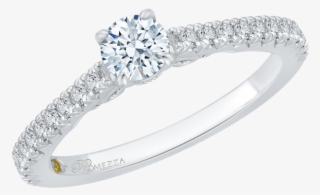 Promezza 14 K White Gold Promezza Engagement Ring - Pre-engagement Ring