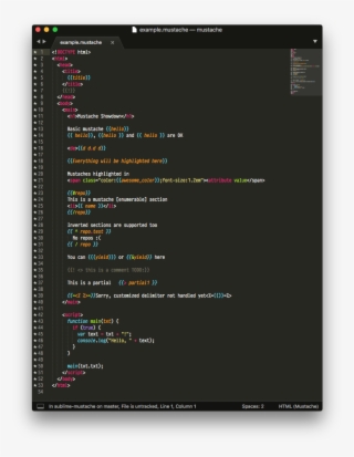 Monokai - Sublime Text 3 Mariana
