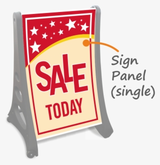 A-frame Portable Sidewalk Sign - Poster