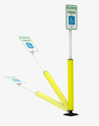 Sta-rite Sign Post With Bollard Protection - Health Care