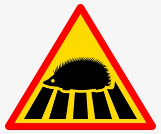 Sign, Road, Road Sign, Traffic, Road Signs, Signpost - Znak Drogowy Uwaga Jeże