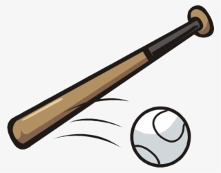 Clip Freeuse Download Rounders Cartoon Clip Art Combination - Baseball And Bat