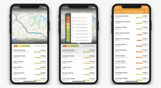 Travelling In The Rear Four Cars Of The T2 Train On - Iphone