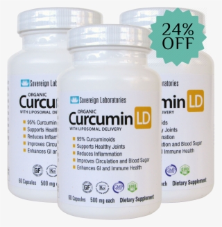 Three Bottles Of Curcumin-ld - Food
