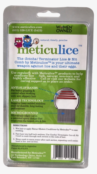 Terminator Lice & Nit Comb - Automotive Cleaning