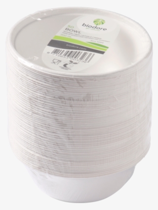 Biodore® Bowl, Bagasse, Round, 200ml, ∅115mm, White - Wire