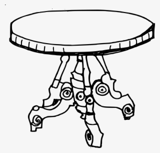 Free Download - Antique Table Drawing
