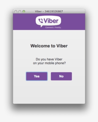 فايبر على سطح المكتب ماك الخاص بك - Viber