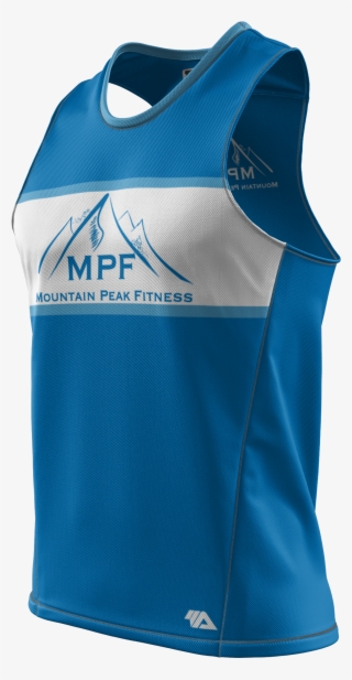 > Mountain Peak Fitness Ringer Mens Grind Singlet - Sweater Vest