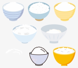 Japanese Cuisine Sushi Food Bowl Rice - Bowls Of Rice Clipart