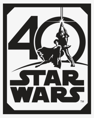 Star Wars 40th Anniversary - Star Wars 40th Anniversary Logo Png