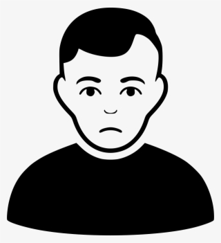 Png File - Sad Male Icon