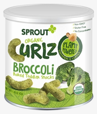 Sprout, Botanas Curlz De Lentejas Y Garzbanzo Con Brocoli - Baby Foods And Snacks