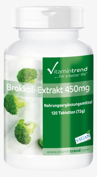 Broccoli Extract 450mg 120 Tablets With Dim And Sulforaphane, - Broccoli