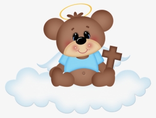 Cloud Clipart Angel - Ursinho E Ursinha Png