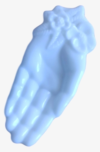 Decor Hand Palm Up Milk Glass Avon Vintage - Bone