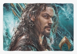 Aquaman Closeup Scene Pet Blanket Custom Print Superhero - Aquaman
