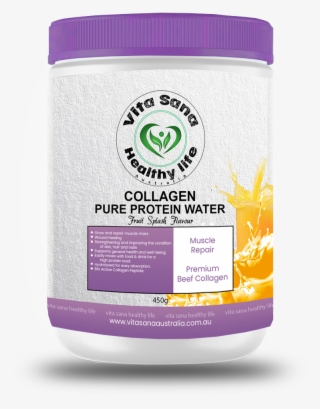 Vitasana Pure Protein Water Fruit Splash 450g - Bottle