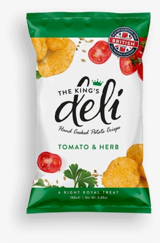 Tomato And Herb Crisps - Deli Hand Cooked Chips