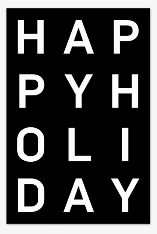 Happy Holiday Black Christmas Card - Abba Gold Greatest Hits