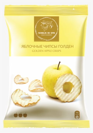 Apple Chips Golden Apple Crisps, Snacks Nobilis 3d - Fruit