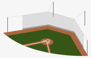 Rough Sketch Of A Tie-back Cable Backstop Netting System - Diagram