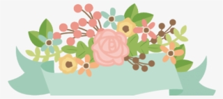 Transparent Banner Flower Png