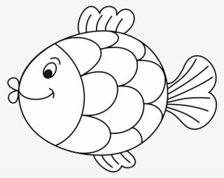 Fish Outline Clipart Png - صورة سمكة Clip Art