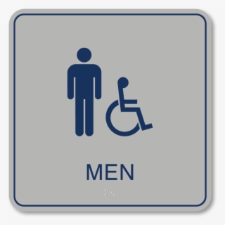 Restroom Men Isa - Wheelchair Symbol