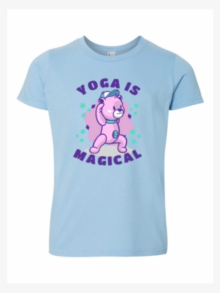 Yoga Is Magical T-shirt Template - Girl