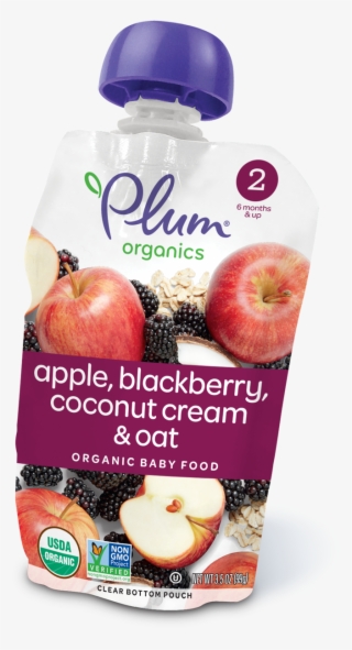 Apple, Blackberry, Coconut Cream & Oat - Plum Organics