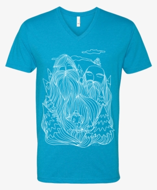 Vela Mountain Man V-neck - Active Shirt