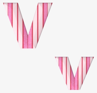 Abc Alphabet V Fabric Stripes 732862 - Triangle