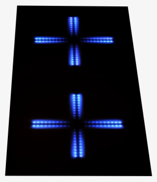 Acrylic Panel Led Party Decoraciones Grb Magnet Dance - Cross