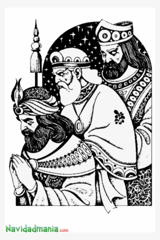 Los Magos - Dibujo De Los Tres Reyes Magos