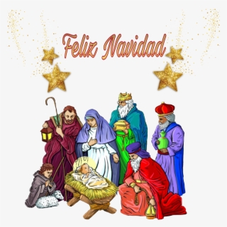 Navidad Sticker - Nativity Christmas Gift Tags