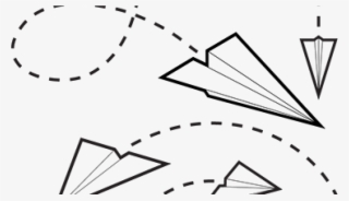 Air Cliché - Flying Paper Plane Clipart