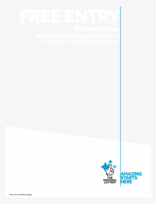 Free Entry Empty Whitetext - National Lottery