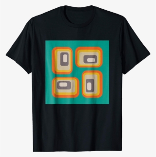 Mid Century Modern Rounded Rectangles T-shirt - Active Shirt