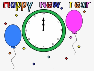 Clock Clipart New Years Eve - Smiley Face Clip Art