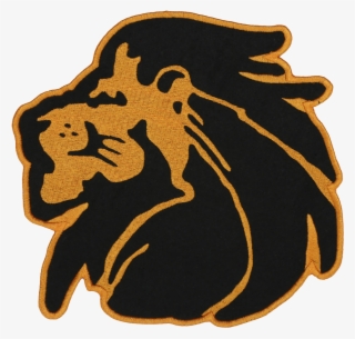 Pm447 Lion Head Side Patch Patch - Illustration