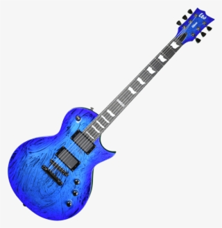 Esp Ltd Deluxe Ec-1000 Electric Guitar In Swirl Blue - Gary Holt Les Paul