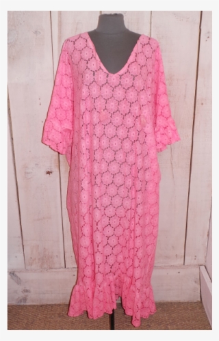 Elouise Lace Dress Neon Pink - Gown