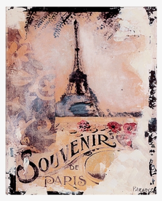 Image For 16x20" Paris Memories Painting From Economax - Poster