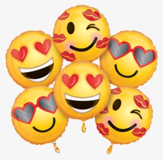 Globo Emoticon Love - Emojis De San Valentin