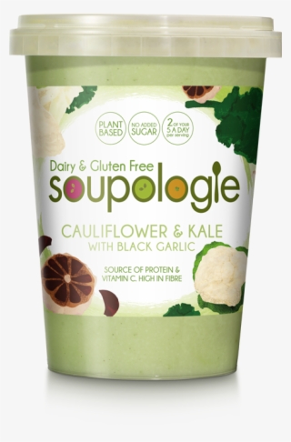 Soupologie Cauliflower Kale & Black Garlic Soup - Coffee