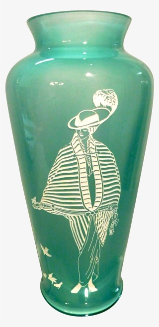 Fenton 1992 Connoisseur Collection Lmt Edition Sea - Vase